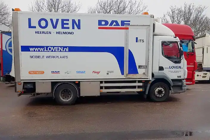 Pech onderweg Reken op DAF International Truck Service